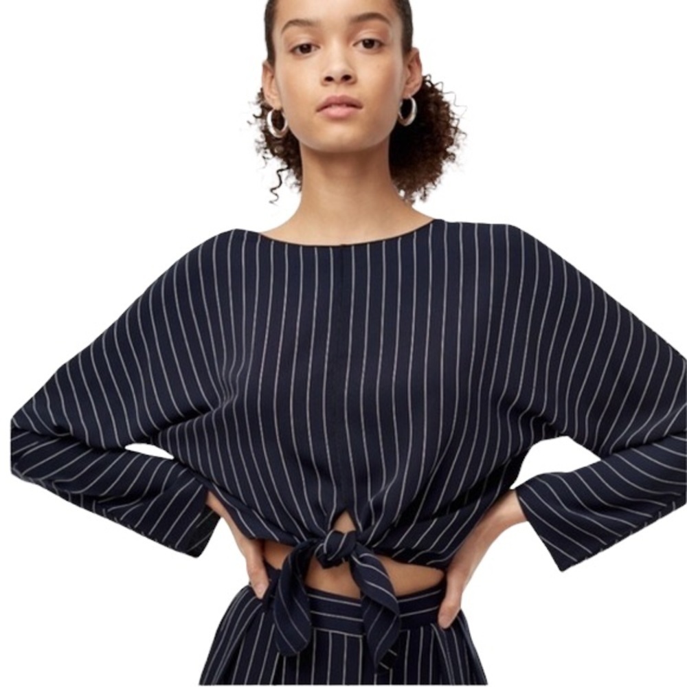 BABATON front tie Blouse